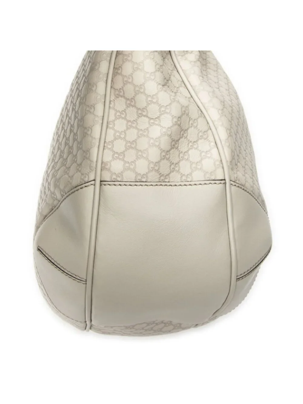 Gucci Nice Hobo Ivory Micro Guccissima Leather